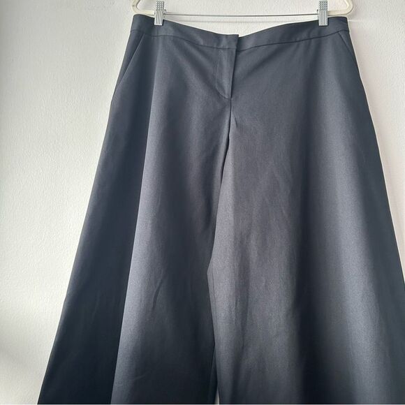PUPPETS AND PUPPETS Rave Wide Leg Chino Trousers in black - Picture 5 of 16